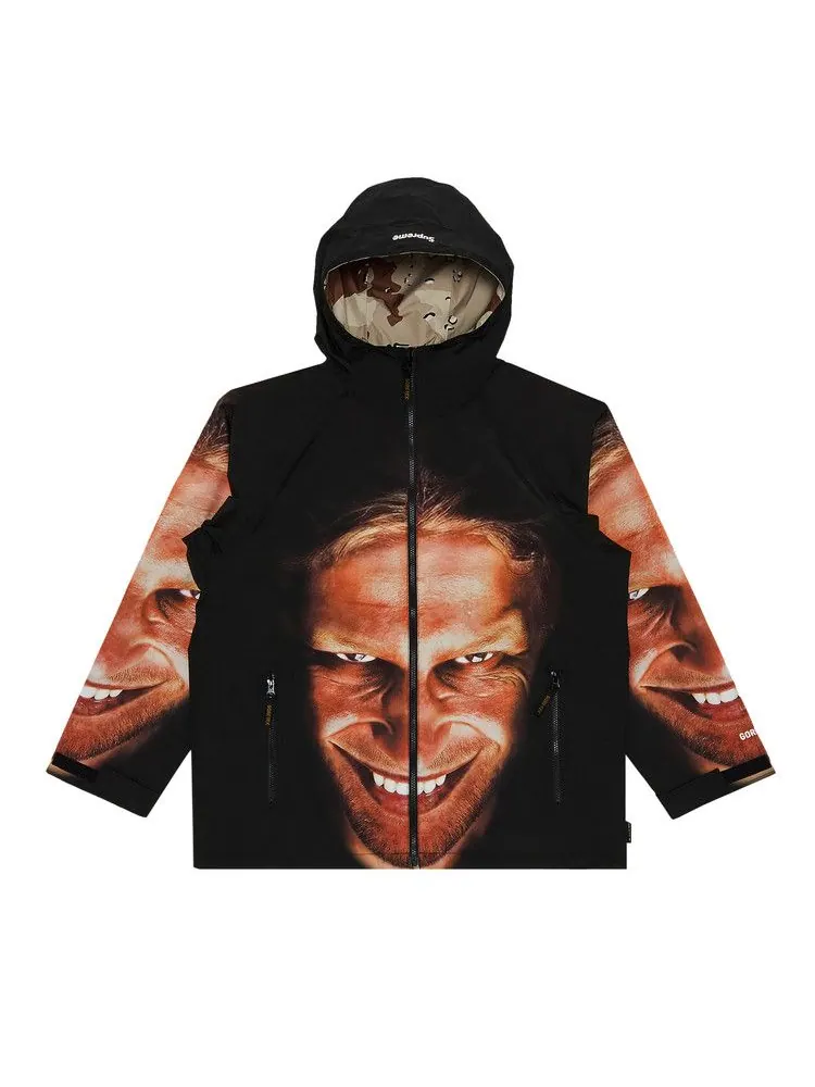 Куртка Supreme x Aphex Twin Reversible GORE-TEX Hooded Jacket, Chocolate Chip Camo — изображение 1 из 5, мульти