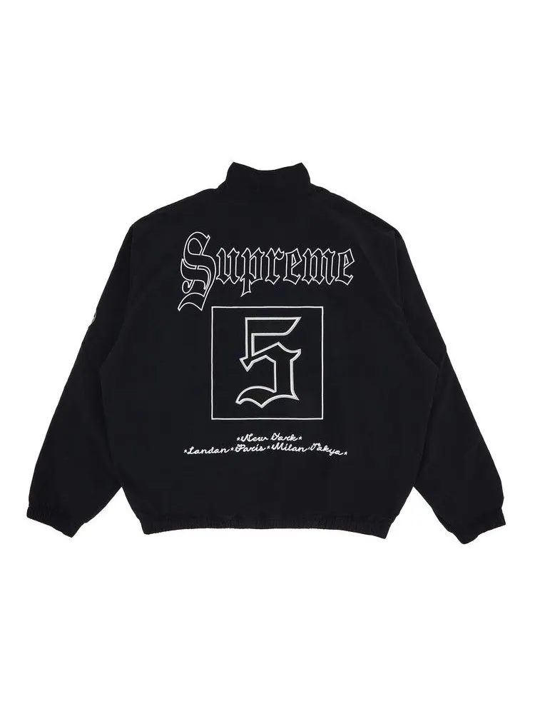 Спортивная куртка Supreme Old English Track Jacket — изображение 2 из 3, черный