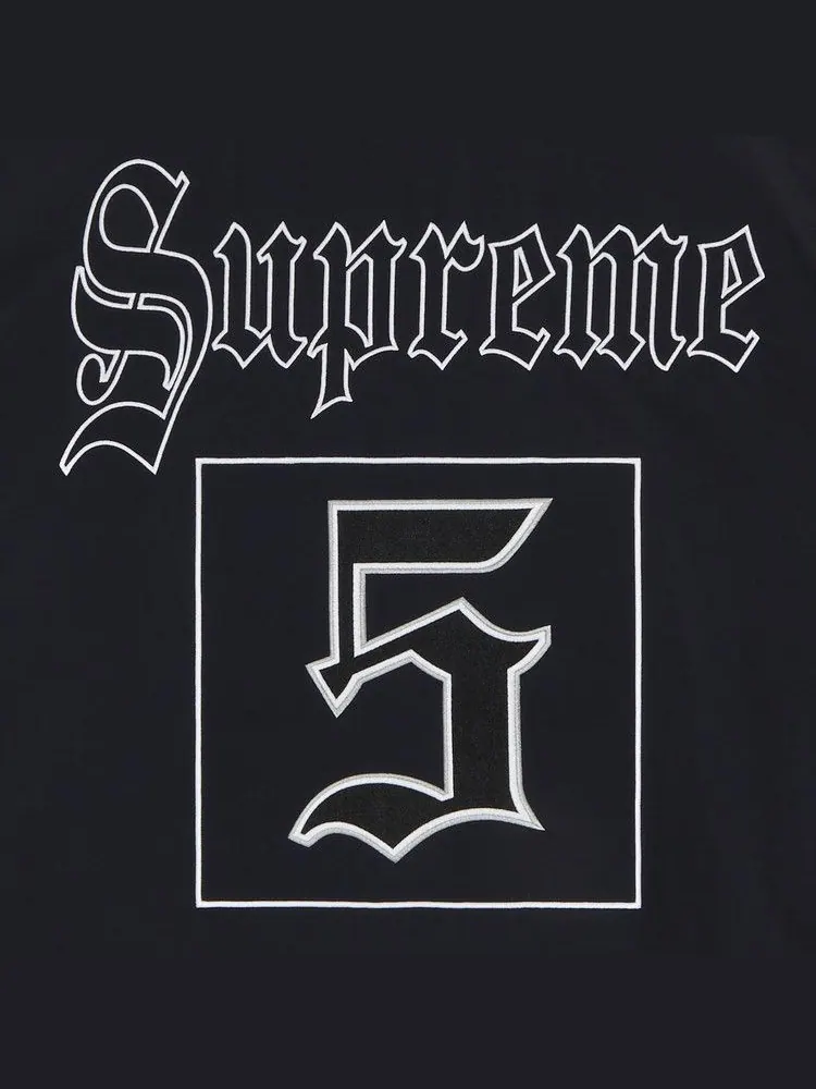 Спортивная куртка Supreme Old English Track Jacket — изображение 3 из 3, черный
