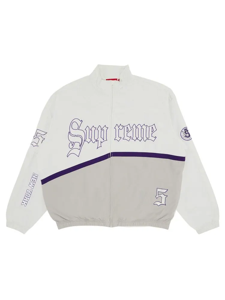 Спортивная куртка Supreme Old English Track Jacket — изображение 1 из 3, белый