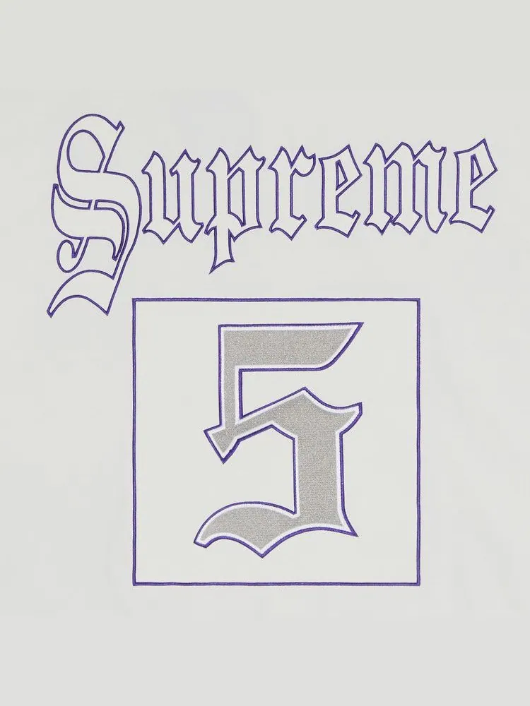 Спортивная куртка Supreme Old English Track Jacket — изображение 3 из 3, белый