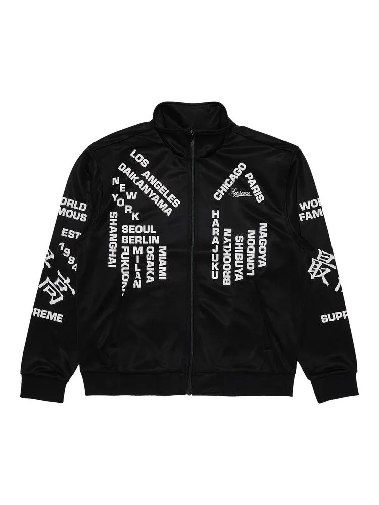Спортивная куртка Supreme Worldwide Tricot Track Jacket — изображение 1 из 3, черный