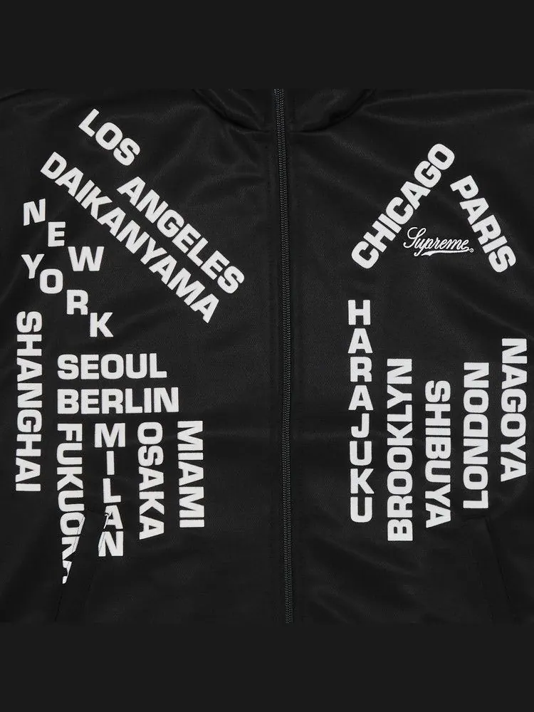 Спортивная куртка Supreme Worldwide Tricot Track Jacket — изображение 3 из 3, черный