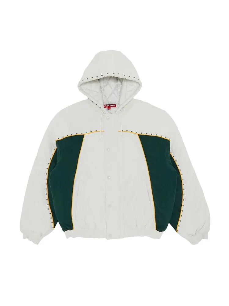 Куртка Supreme Studded Stadium Jacket — изображение 1 из 3, белый