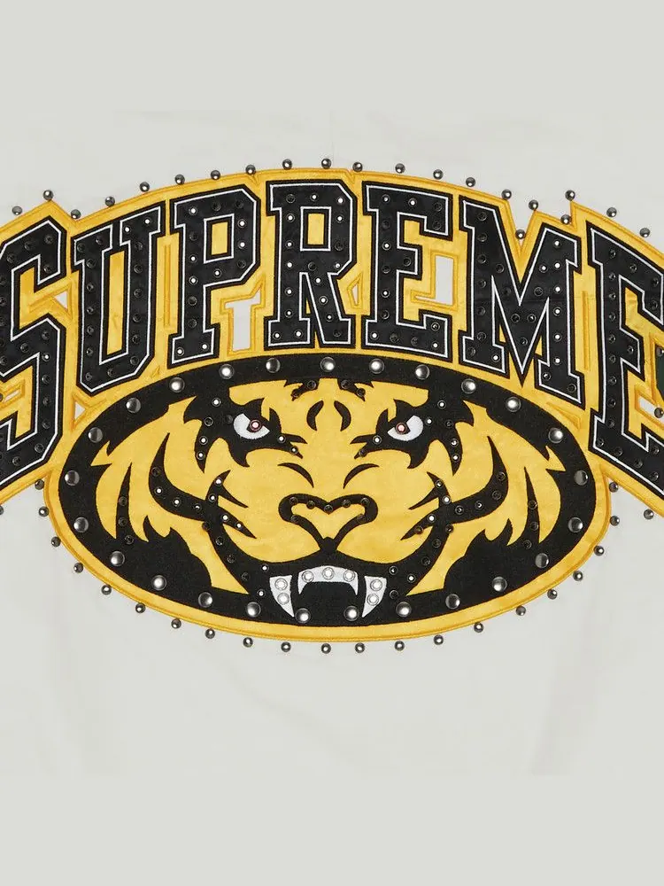 Куртка Supreme Studded Stadium Jacket — изображение 3 из 3, белый