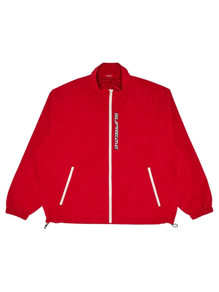 Спортивная куртка Supreme Contrast Zip Track Jacket — изображение 1 из 3, красный