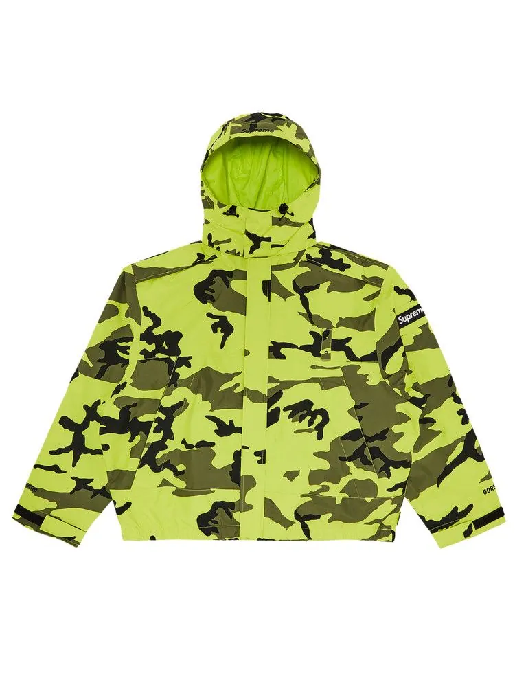 Утепленный жилет Supreme 2-In-1 GORE-TEX Shell + Quilted Liner Vest, Fluorescent Camo — изображение 1 из 3, мульти