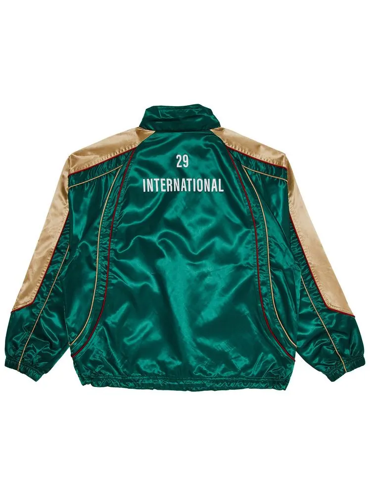 Куртка Supreme Satin Piping Pullover — изображение 2 из 3, зеленый