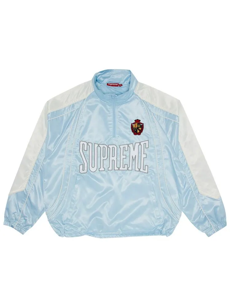 Куртка Supreme Satin Piping Pullover — изображение 1 из 3, светлый синий