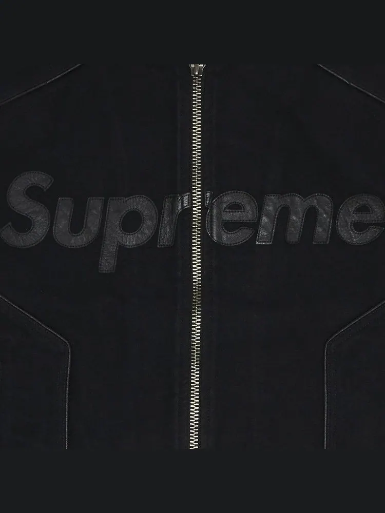 Куртка Supreme x Vanson Leathers x Cordura Cotton Jacket — изображение 3 из 3, черный
