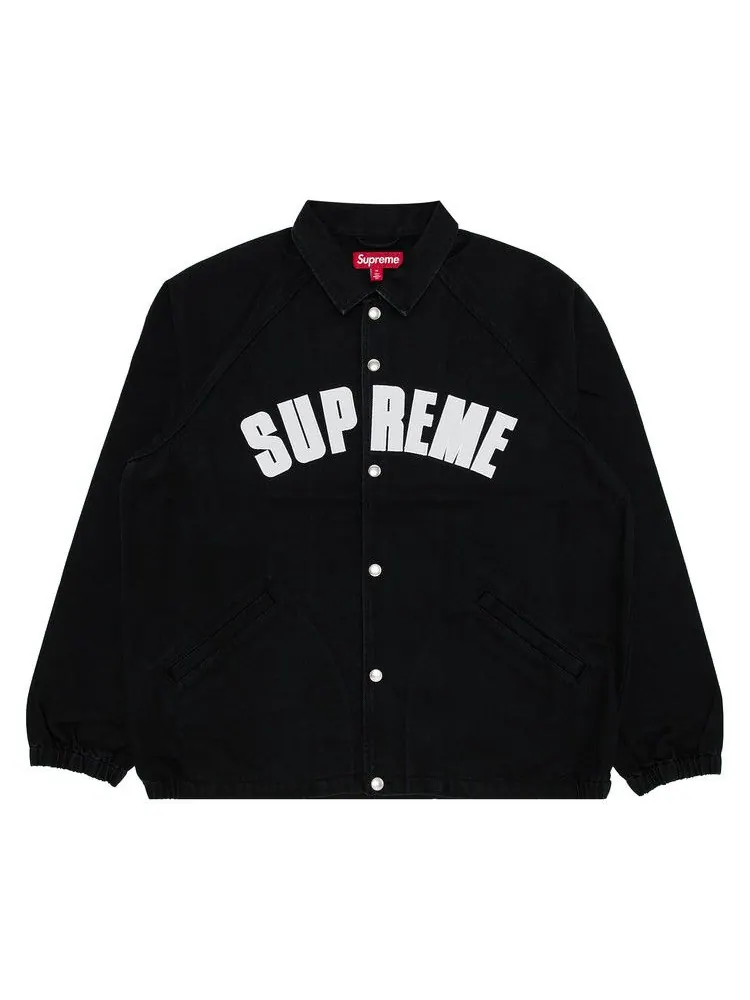Куртка Supreme Arc Denim Coaches Jacket — изображение 1 из 3, черный