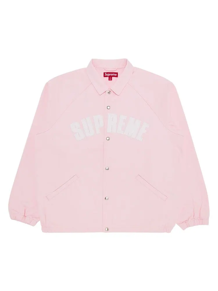 Куртка Supreme Arc Denim Coaches Jacket — изображение 1 из 3, розовый