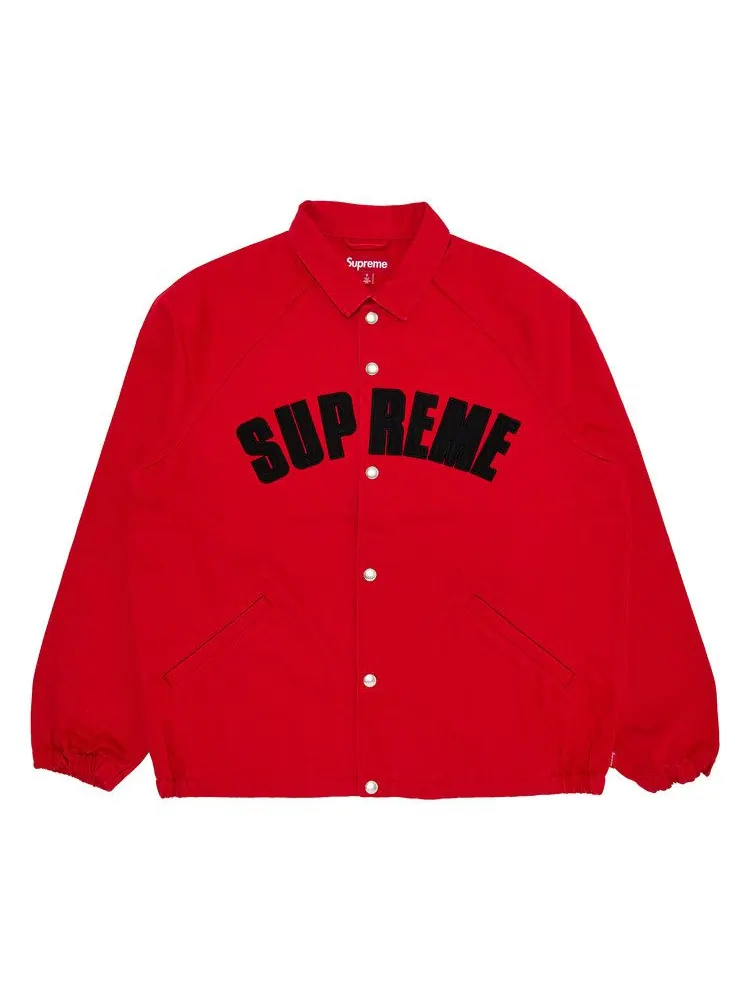 Куртка Supreme Arc Denim Coaches Jacket — изображение 1 из 3, красный