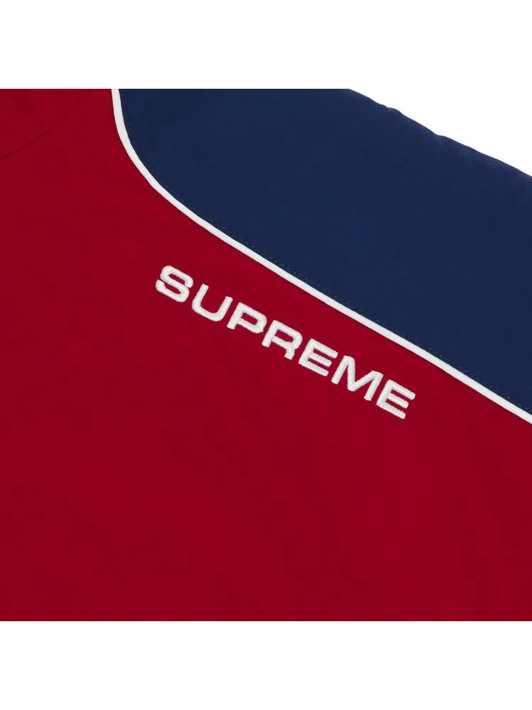Спортивная куртка Supreme Faux Fur Reversible Hooded Track Jacket — изображение 3 из 4, красный
