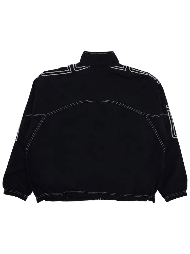 Спортивная куртка Supreme Spellout Embroidered Track Jacket — изображение 2 из 3, черный