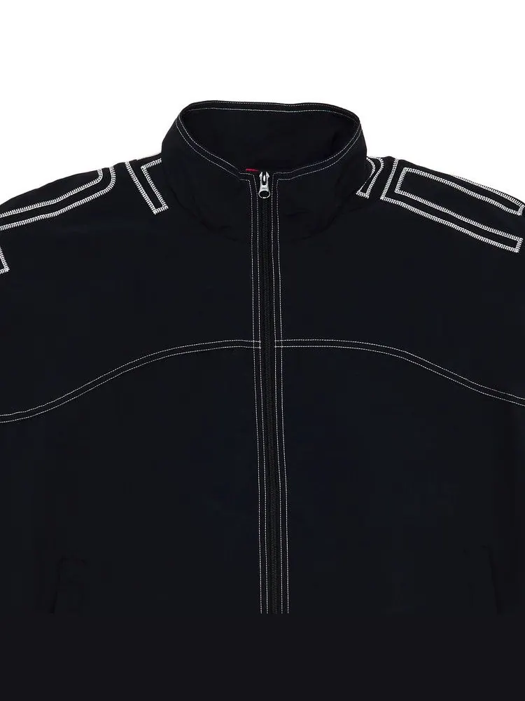 Спортивная куртка Supreme Spellout Embroidered Track Jacket — изображение 3 из 3, черный