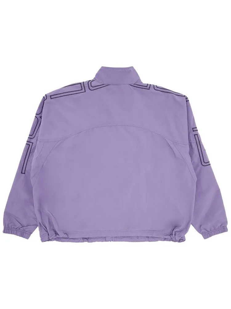 Спортивная куртка Supreme Spellout Embroidered Track Jacket — изображение 2 из 3, фиолетовый