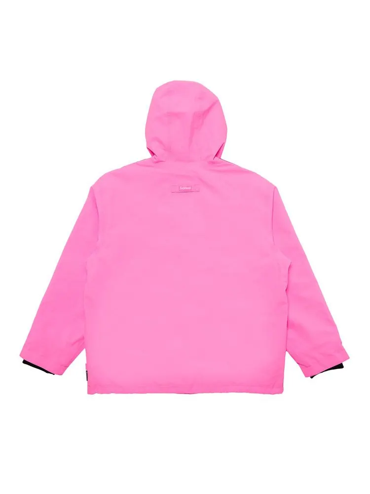 Куртка Supreme GORE-TEX Stripe Hooded Jacket — изображение 2 из 3, розовый
