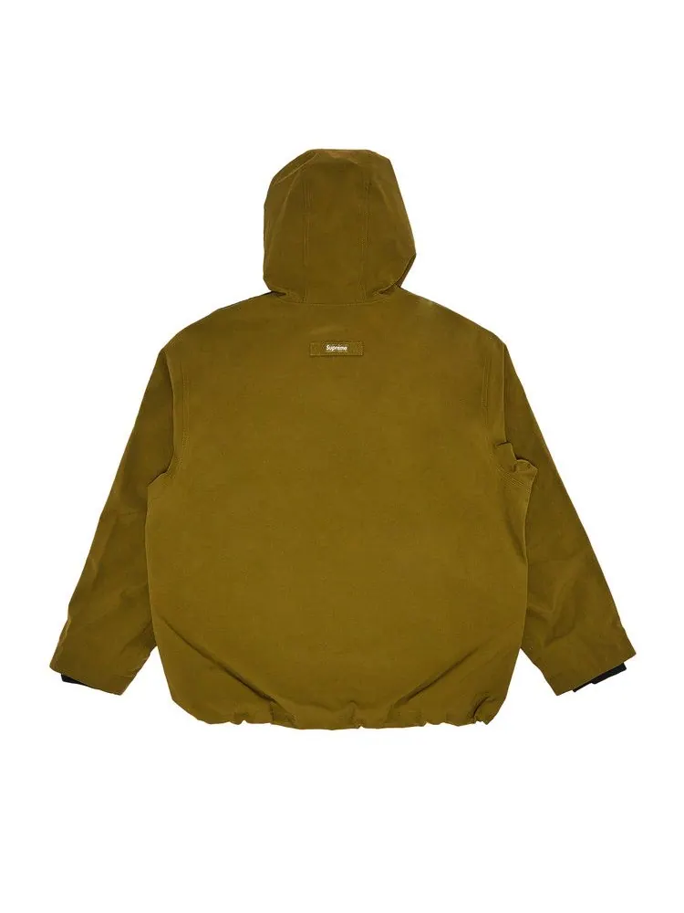 Куртка Supreme GORE-TEX Stripe Hooded Jacket — изображение 2 из 3, оливковый