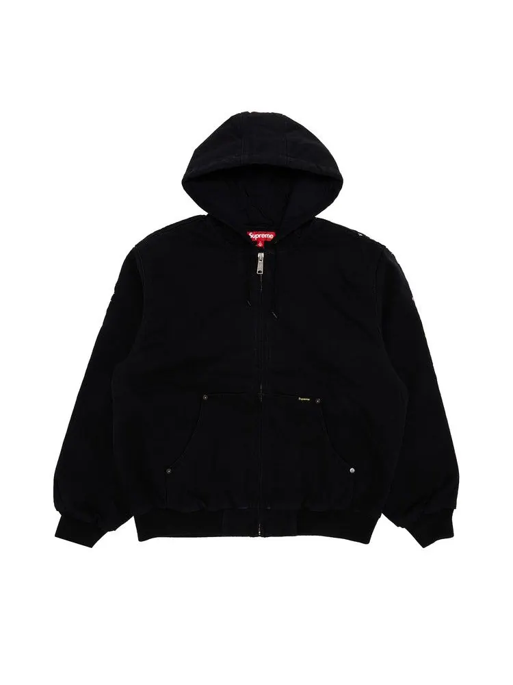 Куртка Supreme Aoi Embroidered Hooded Work Jacket — изображение 1 из 3, черный