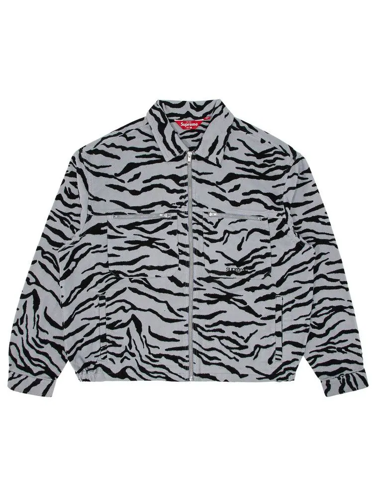 Куртка Supreme Moleskin Work Jacket, Zebra — изображение 1 из 3, мульти