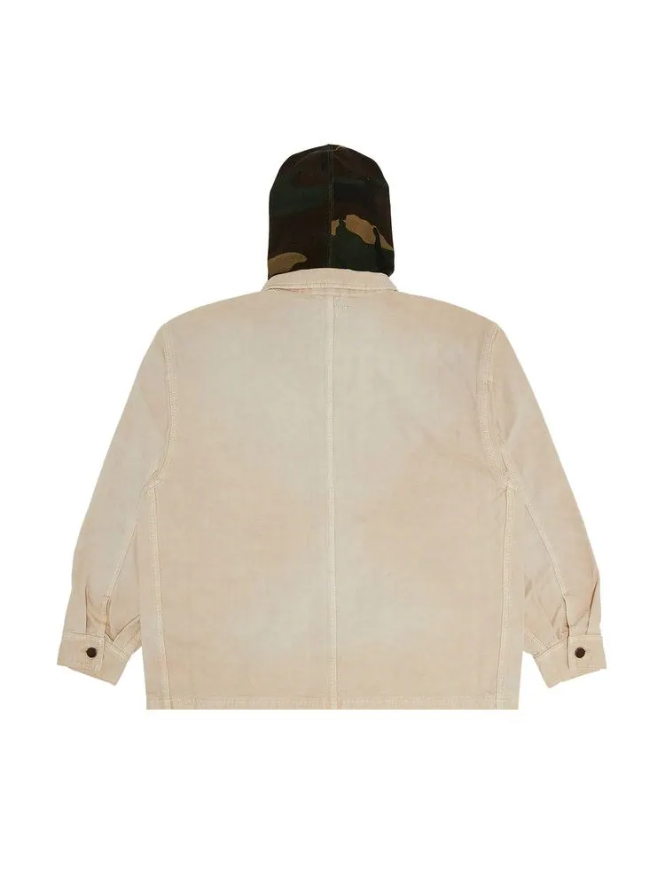 Пальто Supreme Worn Hooded Chore Coat — изображение 2 из 3, прозрачный
