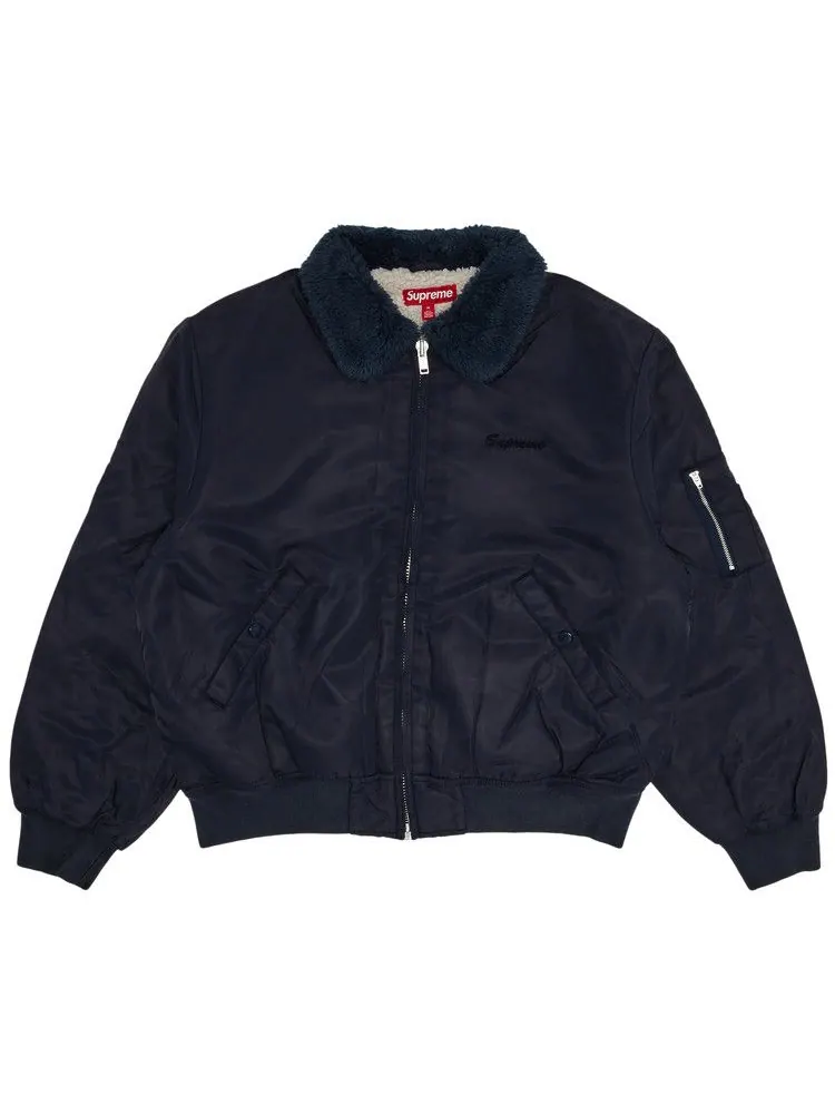 Куртка Supreme Aoi Nylon Bomber Jacket — изображение 1 из 3, темно-синий