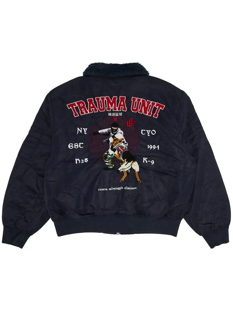 Куртка Supreme Aoi Nylon Bomber Jacket — изображение 2 из 3, темно-синий