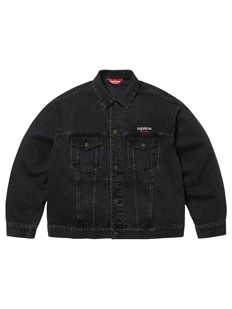 Куртка Supreme Denim Trucker Jacket — изображение 1 из 1, черный