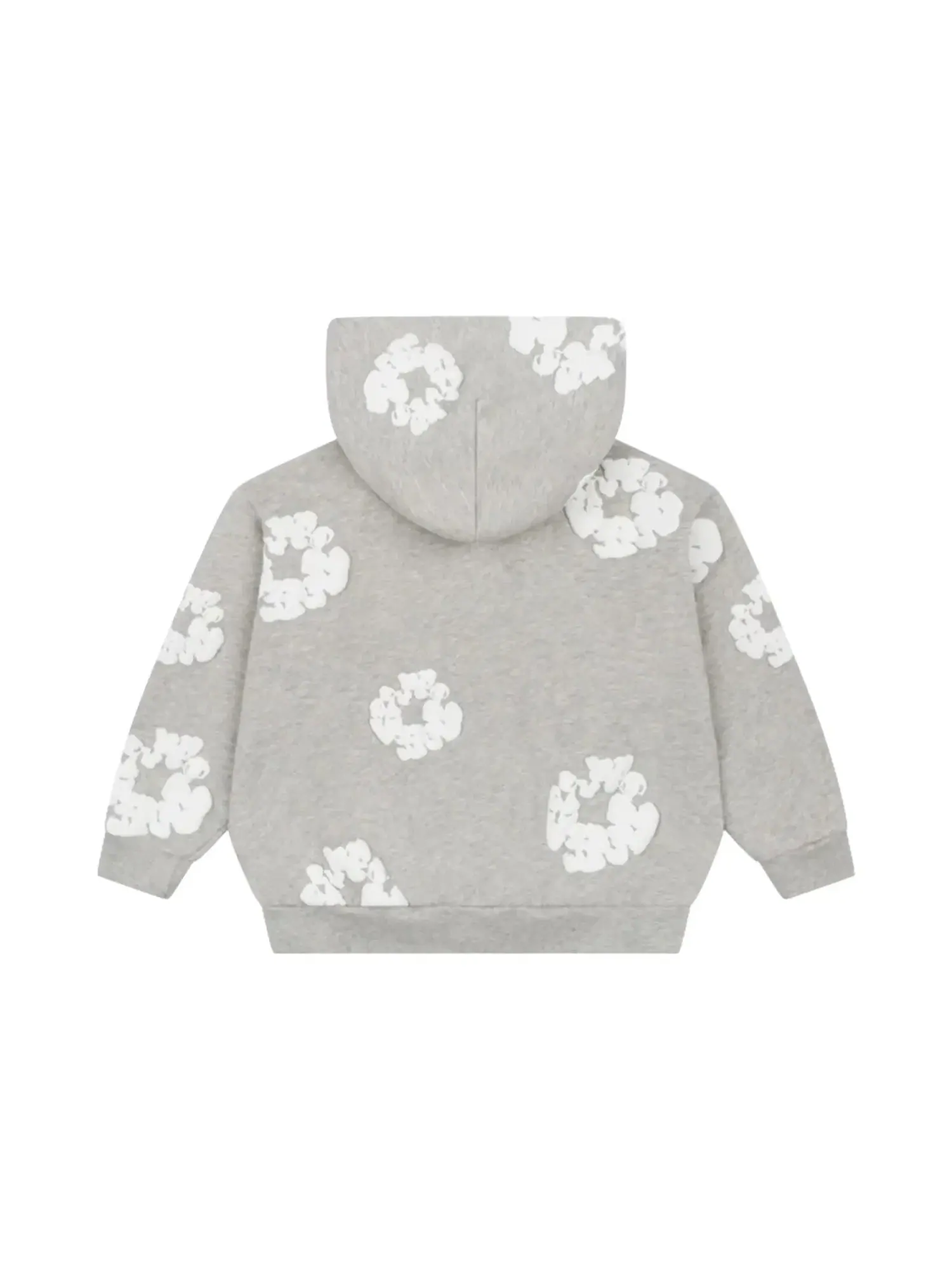 Худи Denim Tears Cotton Wreath на молнии — изображение 2 из 2, серый