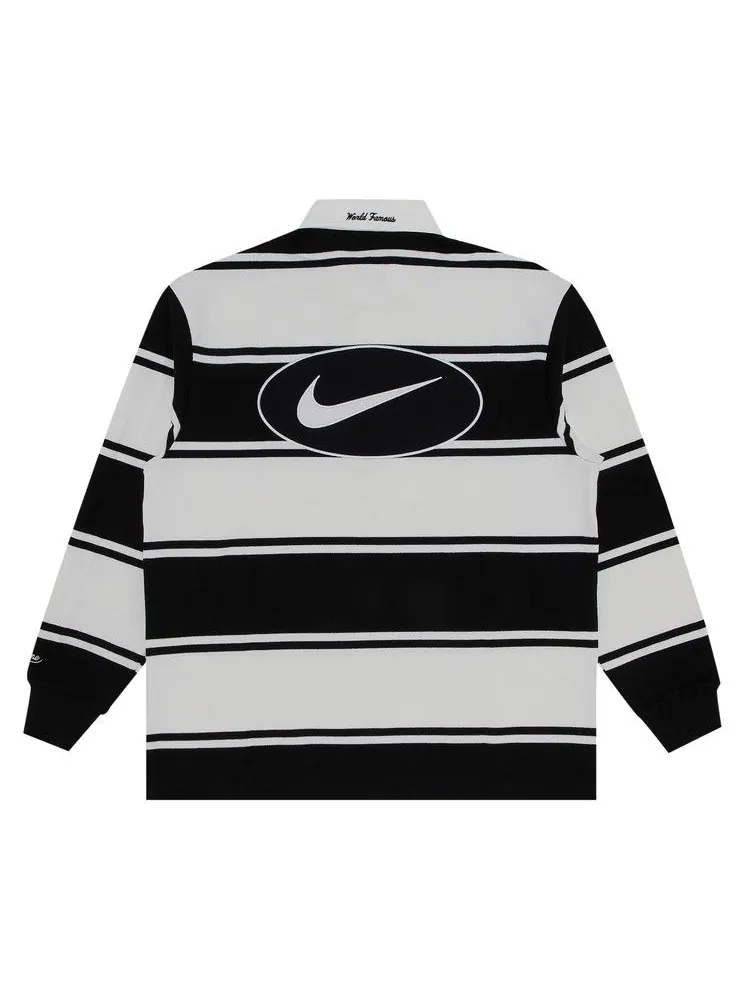 Топ Supreme x Nike Stripe Rugby — изображение 2 из 3, черный