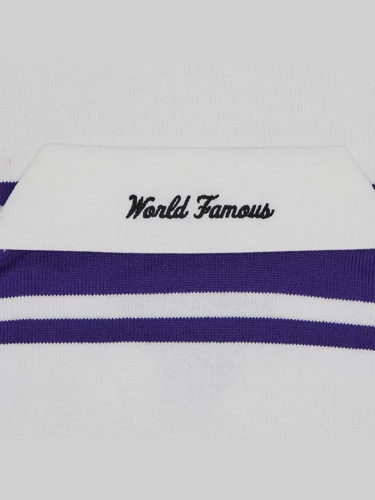 Топ Supreme x Nike Stripe Rugby — изображение 3 из 3, фиолетовый