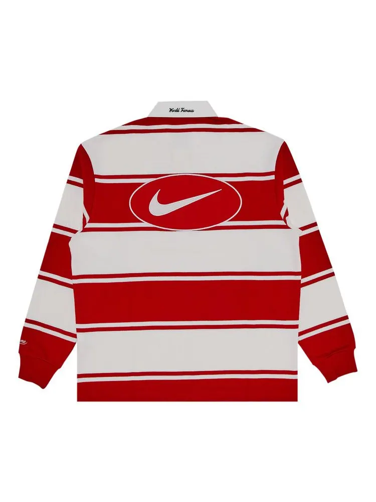 Топ Supreme x Nike Stripe Rugby — изображение 2 из 3, красный