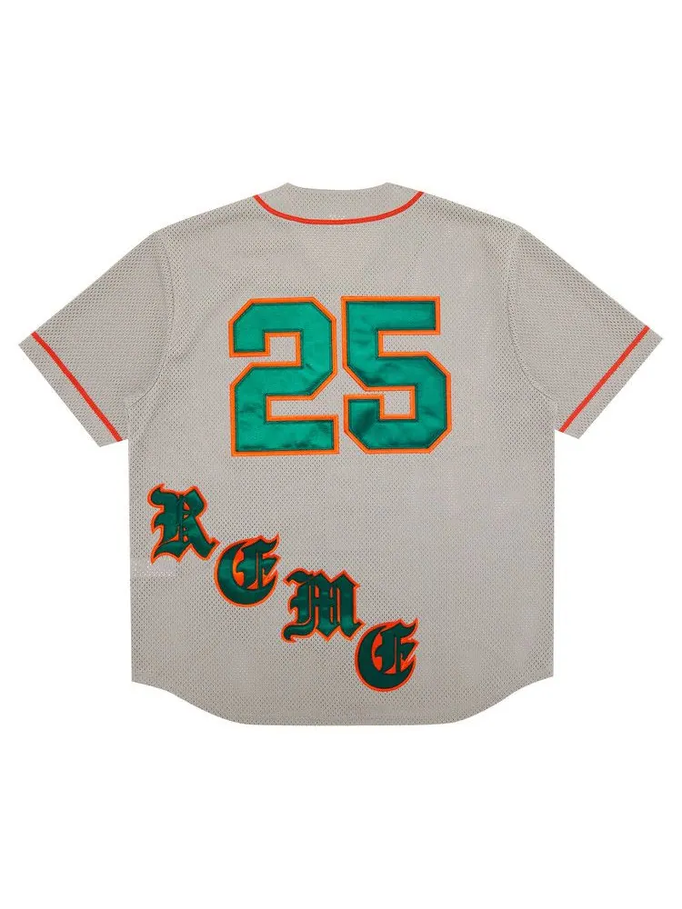 Джерси Supreme Old English Baseball Jersey — изображение 2 из 3, серый