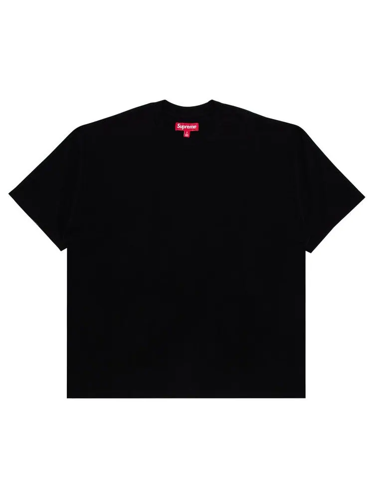 Топ Supreme Intarsia Short-Sleeve Top 'Black' — изображение 1 из 3, черный