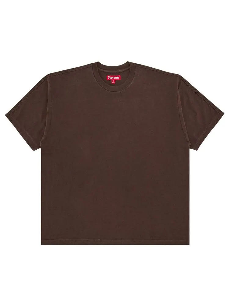 Топ Supreme Intarsia Short-Sleeve Top — изображение 1 из 3, коричневый