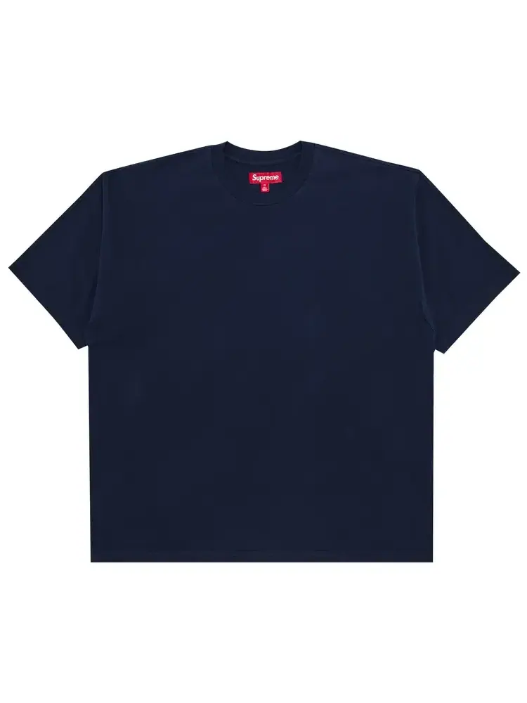 Футболка Supreme с коротким рукавом и интарсией — изображение 1 из 3, синий