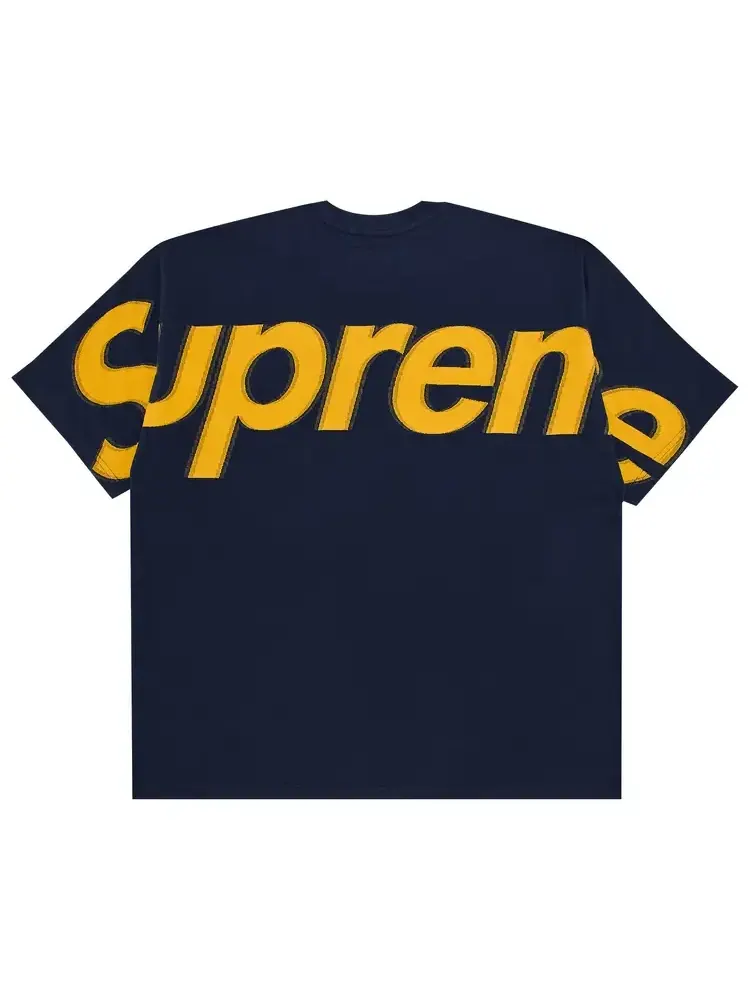 Футболка Supreme с коротким рукавом и интарсией — изображение 2 из 3, синий