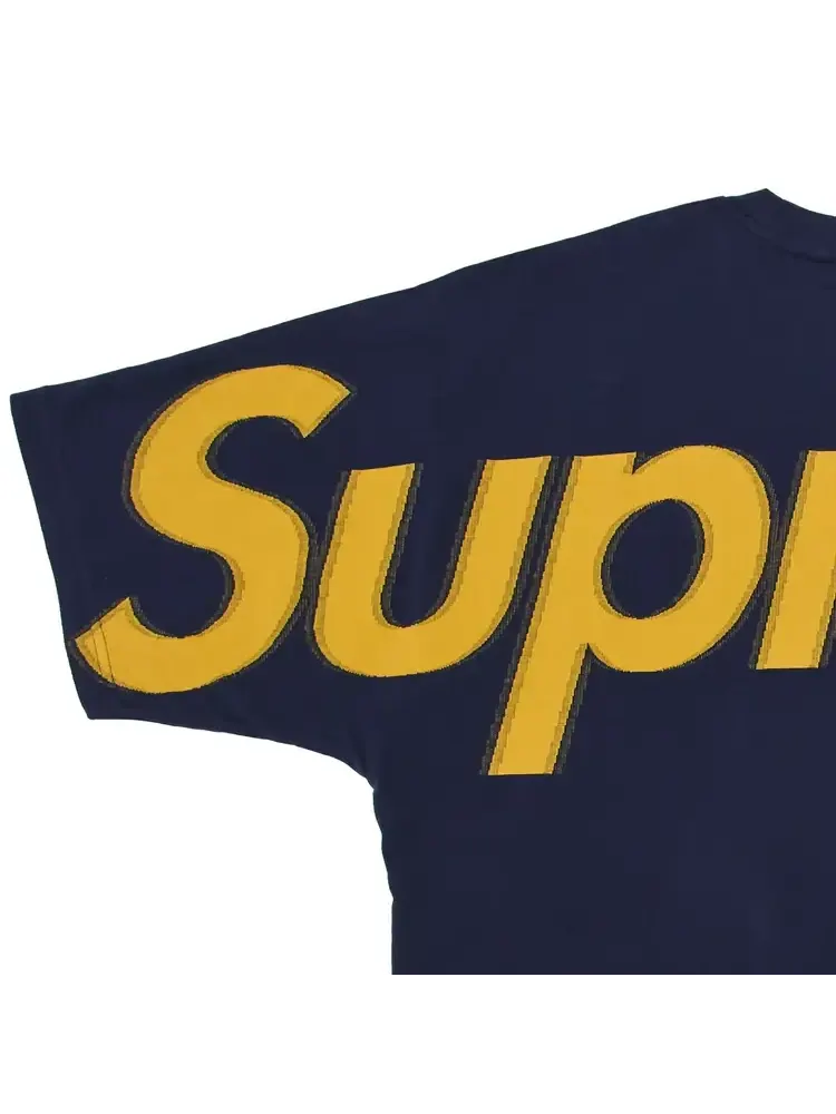 Футболка Supreme с коротким рукавом и интарсией — изображение 3 из 3, синий