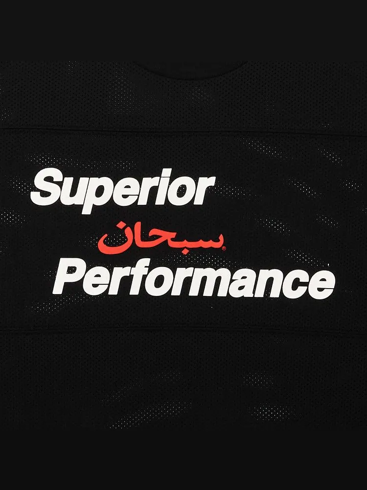 Топ Supreme Arabic Mesh Long-Sleeve Top — изображение 2 из 2, черный