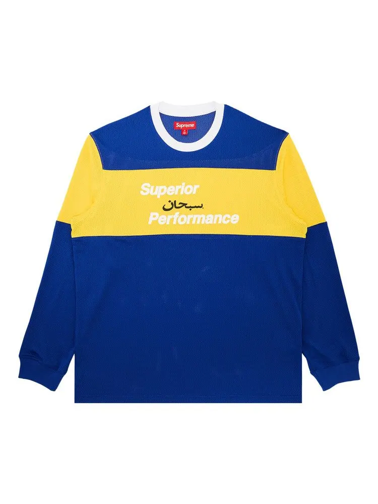 Топ Supreme Arabic Mesh Long-Sleeve Top — изображение 1 из 2, королевский
