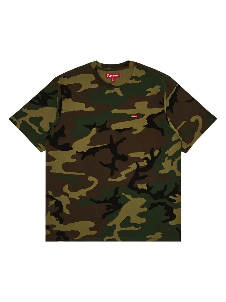 Футболка Supreme Small Box Tee, Woodland Camo — изображение 1 из 2, мульти