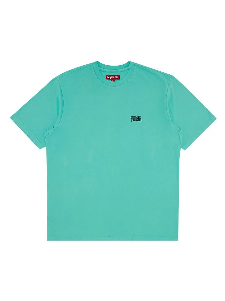 Топ Supreme Warm Up Washed Short-Sleeve Top — изображение 1 из 2, голубой
