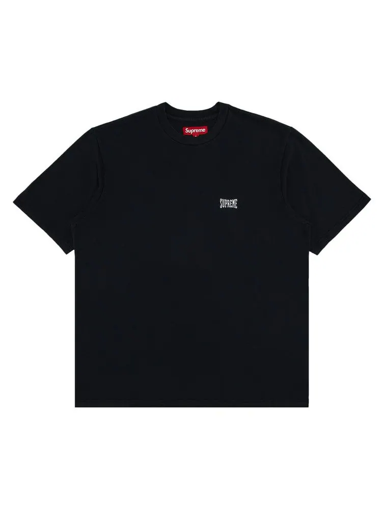 Топ Supreme Warm Up Washed Short-Sleeve Top — изображение 1 из 2, черный