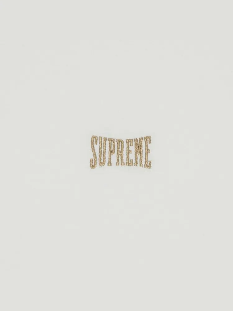 Топ Supreme Warm Up Washed Short-Sleeve Top — изображение 2 из 2, белый