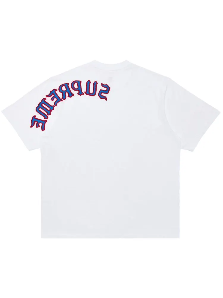 Топ Supreme Brushed Arc Short-Sleeve Top — изображение 1 из 3, белый