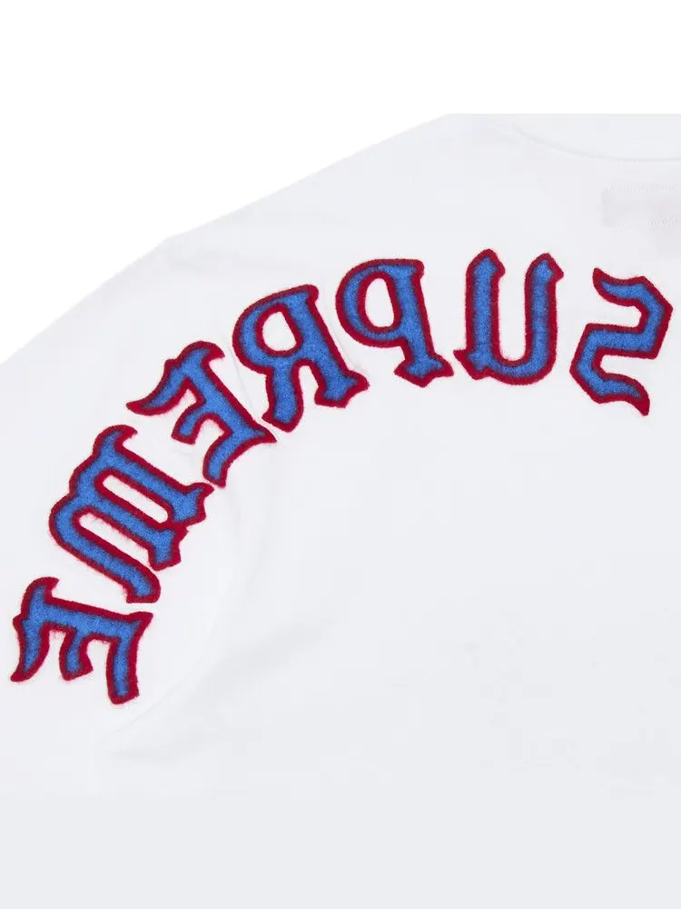 Топ Supreme Brushed Arc Short-Sleeve Top — изображение 3 из 3, белый