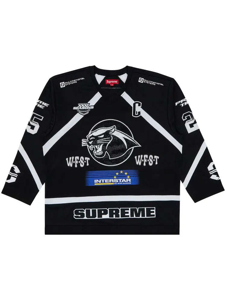 Джерси Supreme Rhinestone Hockey Jersey — изображение 1 из 3, черный