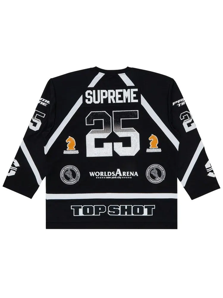 Джерси Supreme Rhinestone Hockey Jersey — изображение 2 из 3, черный