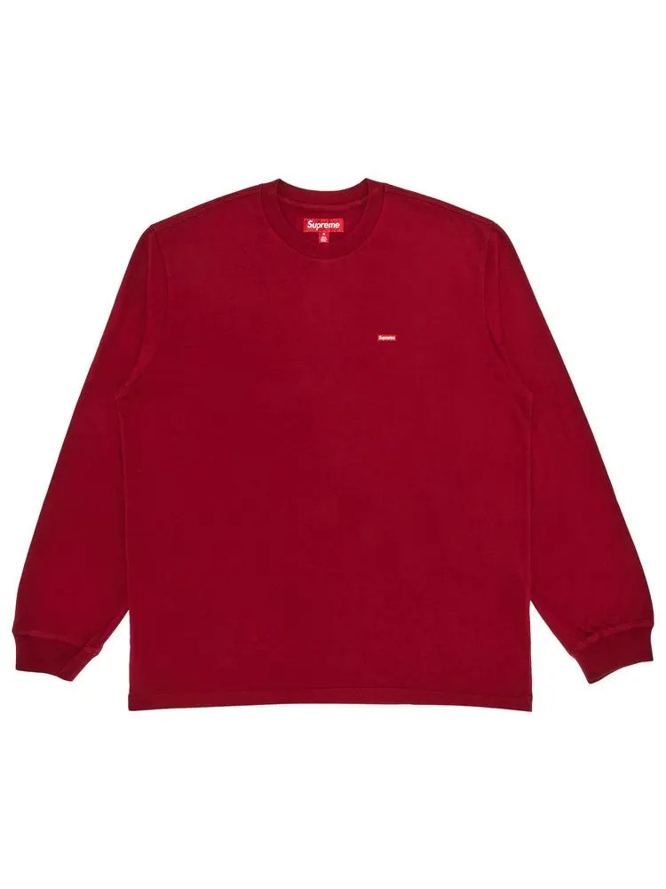 Футболка Supreme Small Box Long-Sleeve Tee — изображение 1 из 2, красный